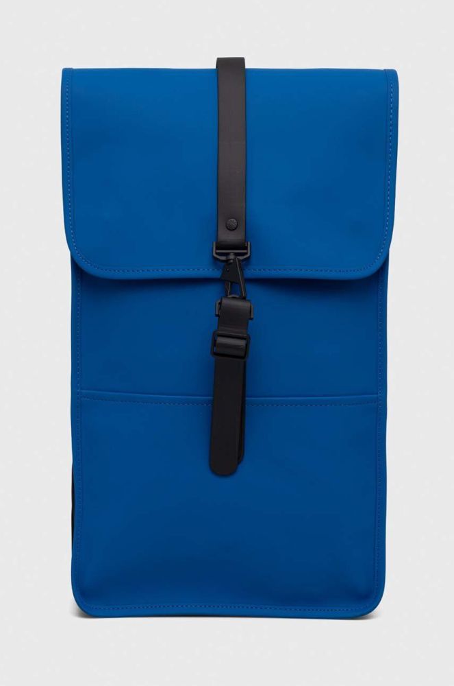 Рюкзак Rains 13000 Backpacks великий однотонний колір блакитний