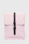 Рюкзак Rains 13010 Backpacks колір рожевий великий однотонний