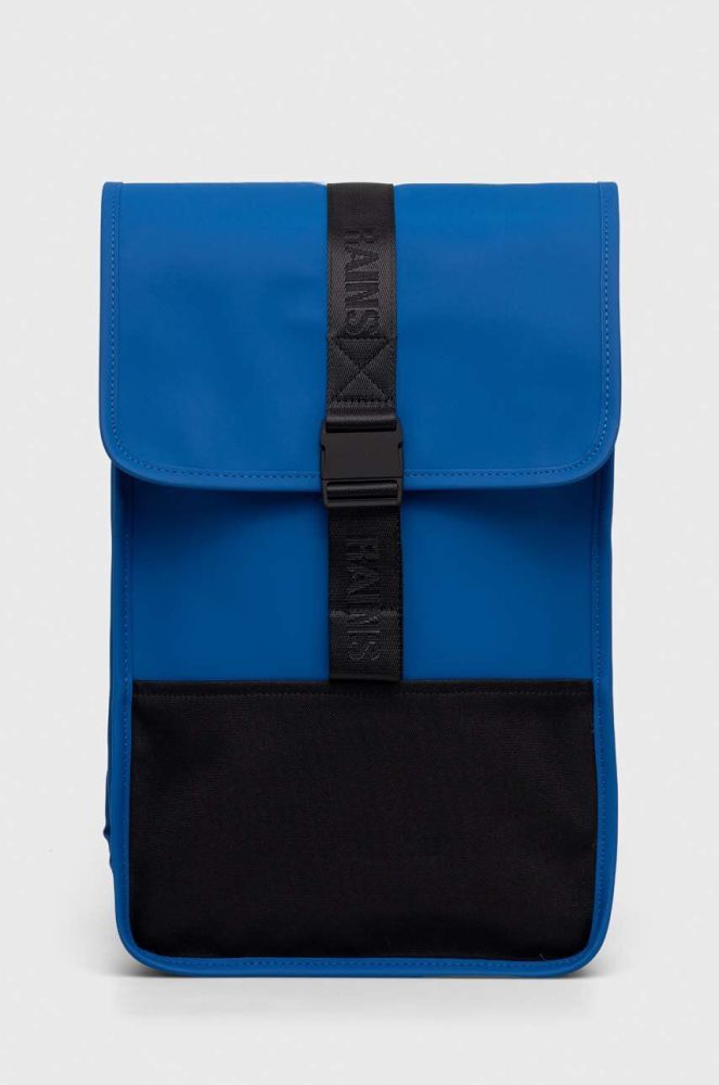 Рюкзак Rains 14300 Backpacks великий однотонний колір блакитний