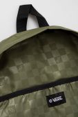 Рюкзак Vans колір зелений великий з аплікацією (3369799)