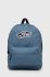 Рюкзак Vans великий з аплікацією колір блакитний