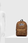 Рюкзак Vans колір коричневий великий візерунок VN0A3UI611D1-GoldenBrow