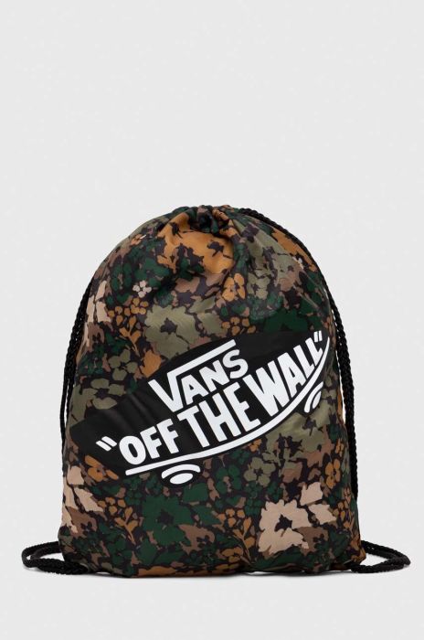 Рюкзак Vans колір зелений візерунок