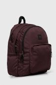 Рюкзак Vans колір бордовий великий однотонний