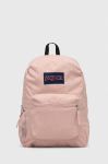 Рюкзак Jansport колір рожевий великий однотонний