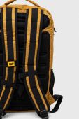 Рюкзак Caterpillar колір жовтий великий з принтом