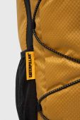 Рюкзак Caterpillar колір жовтий великий з принтом