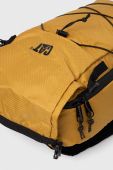 Рюкзак Caterpillar колір жовтий великий з принтом