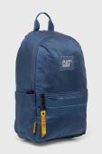 Рюкзак Caterpillar великий однотонний колір блакитний