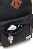 Рюкзак Herschel 11383-00055-OS Heritage Backpack колір чорний великий однотонний