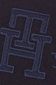 Дитяче бавовняне поло Tommy Hilfiger колір синій з аплікацією