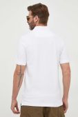 Поло Guess чоловічий колір білий однотонний (3547028)