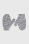 Дитячі вовняні рукавички United Colors of Benetton колір сірий (3404212)