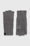 Рукавички з домішкою вовни AllSaints колір сірий