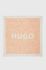 Бавовняна хустка на шию HUGO колір помаранчевий візерунок