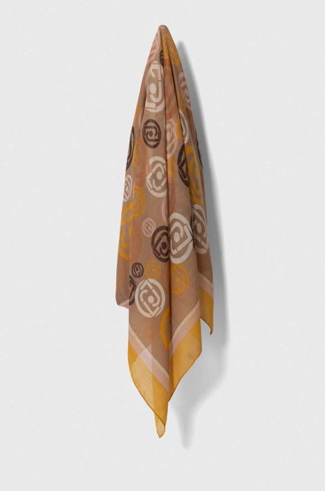 Хустка Liu Jo жіноча колір жовтий візерунок