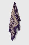 Шарф Liu Jo жіночий колір фіолетовий візерунок