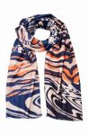 Шарф Desigual 23WAIA36 ACCESSORIES FABRIC LONG SCARF жіночий візерунок колір барвистий