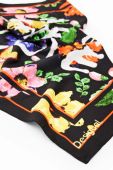 Хустка Desigual жіноча колір чорний візерунок (3482466)