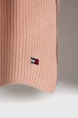 Шарф з домішкою кашеміру Tommy Hilfiger колір рожевий однотонний (3471165)