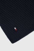 Шарф з домішкою кашеміру Tommy Hilfiger колір синій однотонний (3471164)