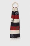 Вовняний шарф Tommy Hilfiger колір синій візерунок (3520330)