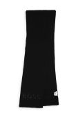 Дитячий бавовняний шарф BOSS колір чорний з аплікацією (3446982)