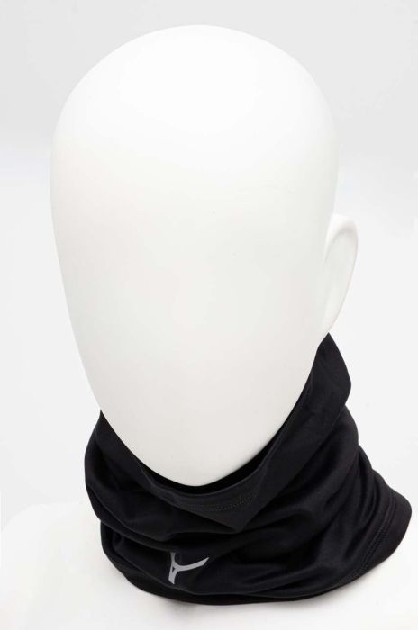 Снуд Mizuno Warmalite Triwarmer колір чорний з принтом