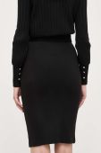 Спідниця Guess колір чорний maxi олівець (3313243)