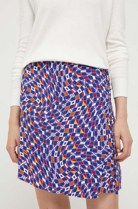 Спідниця Tommy Jeans колір синій mini олівець (3434459)