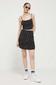 Спідниця Tommy Jeans колір чорний mini розкльошена (3369830)