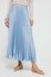 Спідниця Weekend Max Mara midi розкльошена колір блакитний