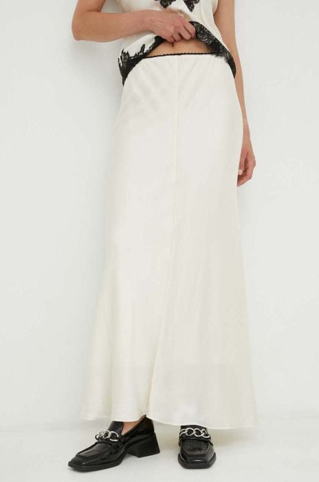 Спідниця Herskind колір бежевий maxi пряма