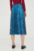 Спідниця MAX&Co. midi розкльошена колір блакитний
