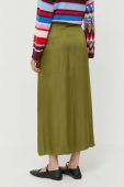 Спідниця MAX&Co. колір зелений midi пряма
