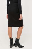 Спідниця Karl Lagerfeld колір чорний midi пряма
