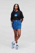 Джинсова спідниця Karl Lagerfeld Jeans mini олівець колір блакитний (3351777)