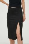 Спідниця Patrizia Pepe колір чорний mini олівець (3425439)