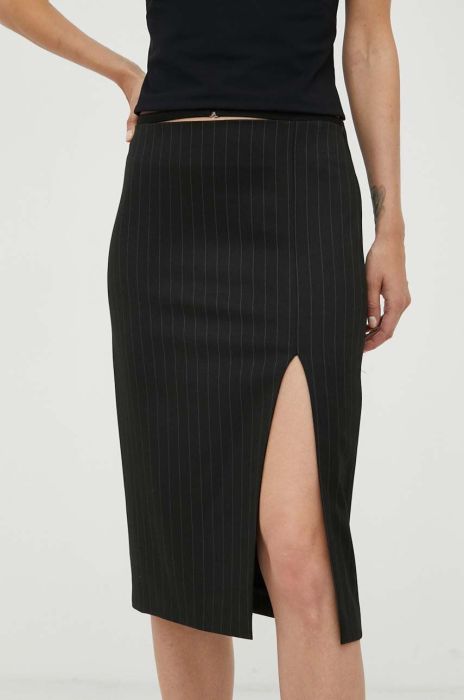 Спідниця Patrizia Pepe колір чорний mini олівець (3425439)