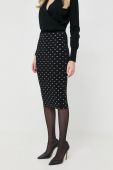 Спідниця Elisabetta Franchi колір чорний midi олівець (3497265)