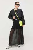 Спідниця Armani Exchange колір чорний maxi пряма