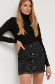 Спідниця Liu Jo колір чорний mini пряма