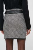 Спідниця Liu Jo колір сірий mini розкльошена