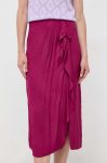 Спідниця Twinset колір фіолетовий maxi пряма