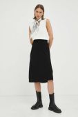 Спідниця Marc O'Polo колір чорний midi пряма