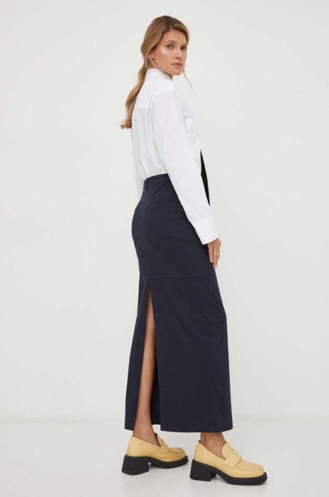 Спідниця Herskind колір синій maxi пряма