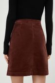 Спідниця Marc O'Polo колір коричневий mini пряма