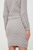 Спідниця Guess колір сірий midi олівець