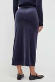 Спідниця Max Mara Leisure колір синій midi пряма