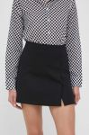 Спідниця United Colors of Benetton колір чорний mini олівець (3609376)